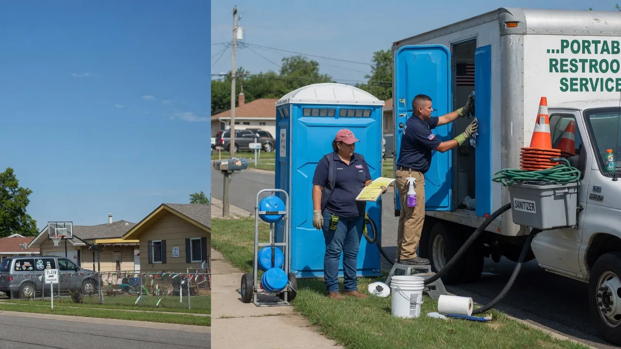 Portable Toilet Rental in Rufe, OK near me
